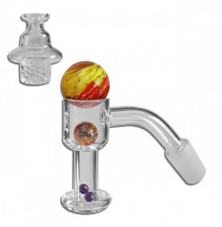 Black Leaf Terp Slurper Banger Set with Carb Cap